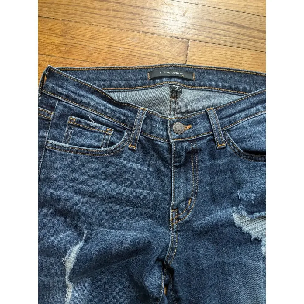Flying Monkey Distressed Skinny Jeans – Size 28